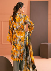 Linen Love By Gul Ahmed Printed Linen 3 Piece Unstitched Suit GA25LL D-LT-52025